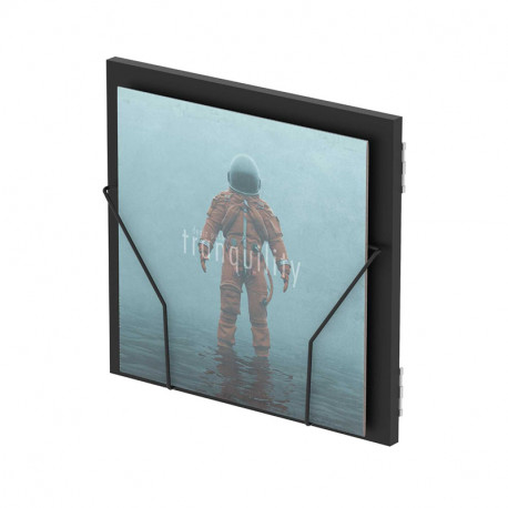 Record Box Display Door Black