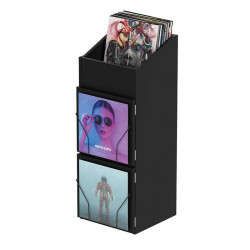 Record Box Display Door Black 2