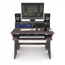 Sound Desk Compact Walnut 2