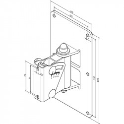24481 Speaker wall mount 2