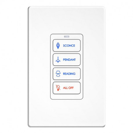 RK1+ 4 Button In-Wall Keypad