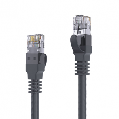 LAN CAT6-LAN CAT6 (2m) M-M BLACK