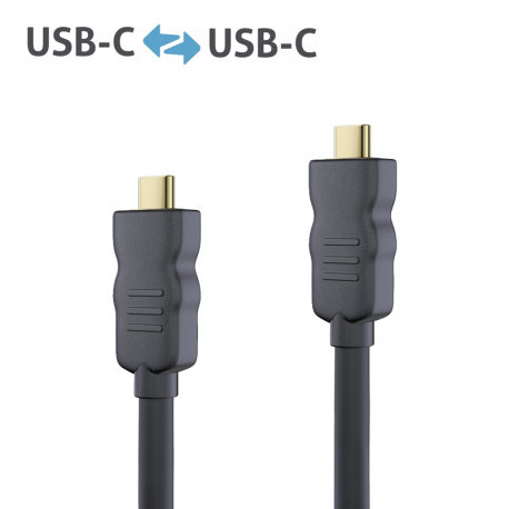 PANCONNECT USB C -USB C (2m) M-M BLACK