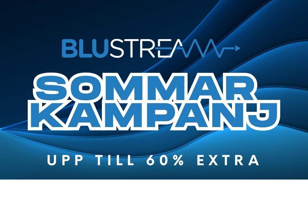 Blustream Sommarkampanj – Över 70 produkter med upp till 60 % Rabatt!