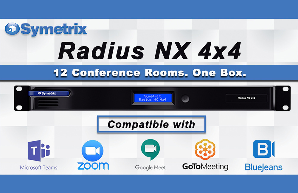 Radius NX - DSP:er från Symetrix