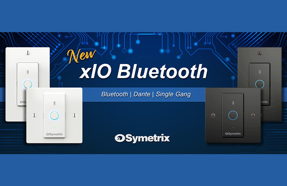 xIO Bluetooth med Dante från Symetrix