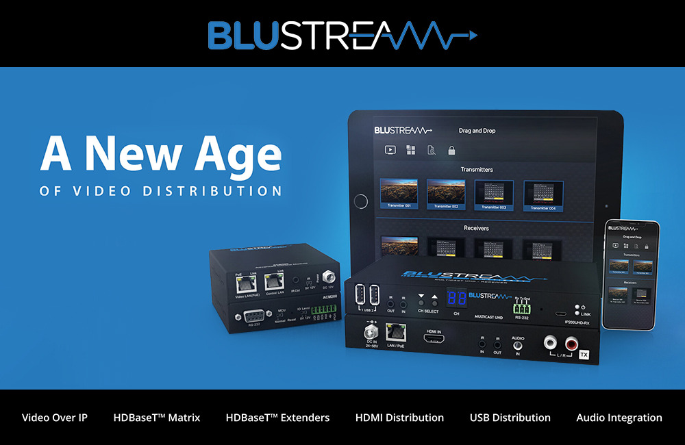 Blustream - nytt fabrikat inom Pro AV