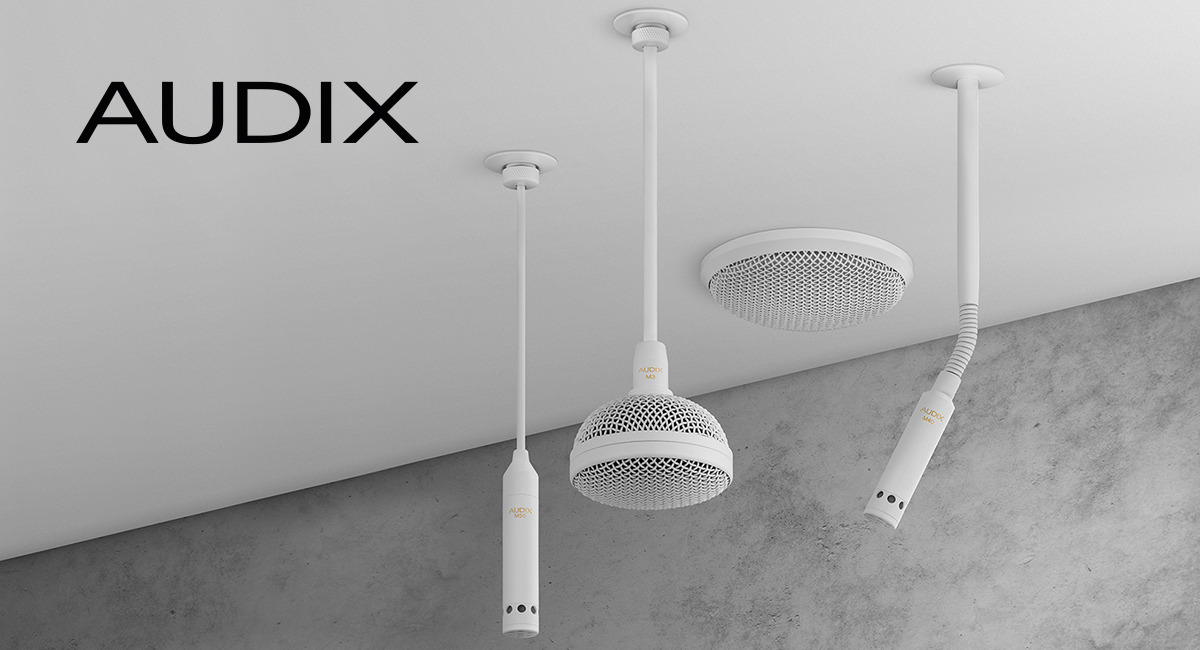 Installationsmikrofoner från Audix